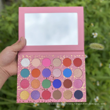 Pink Eyeshadow Palette No Logo 24 Colors Eyeshadow